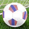 1PC American Flag Soccer Ball Size 5 Football Machine Sewn Indoor/Outdoor Universal Football W27