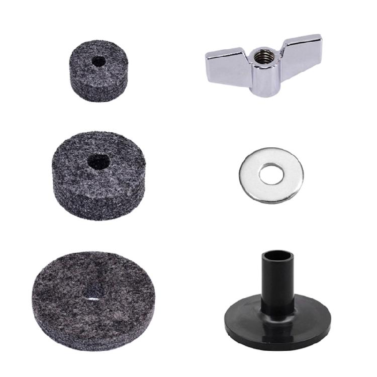 18Pcs/Set Drum Felts Pad Anti-Scratch Protect Cymbal Compact Felt Pad