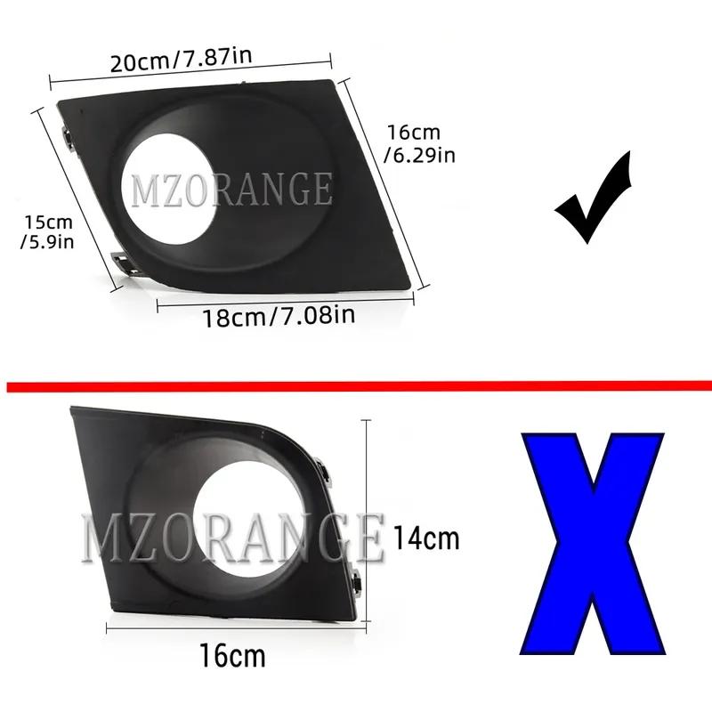 Front Fog Light Cover For Nissan Tiida Latio Style 2007 -2011 Headlights cover Case Lamp Hood Frame Accessories Parts 62257EM30A