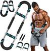 Twister Arm Trainer (30-50kg/70-110lb) Adjustable, Portable Chest Trainer with 3 Resistance Levels, Upper Body Training Home/Office/Travel