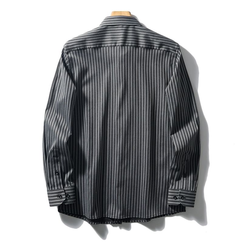 Cut the Tag Off Overplus Order Anti-Wrinkle Non-Ironing Vertical Stripes Shirt Men's Spring and Autumn New Business Casual Lapel Long Sleeve Shirts