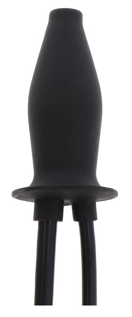 Lubinflat Butt Inflatable Plug 10.5 X 4 Cm Black
