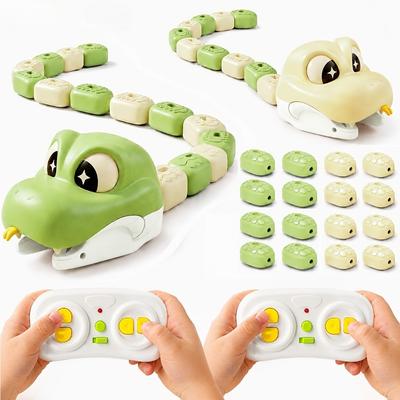 Early Educational Toys Remote Control Bigeye Snake Toys Magnetic Interactive Snake Eating Game Toys Back To Schhool Electronic Educational Toys