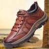 Large Men's Casual Shoes for Autumn and Winter 2023 New Outdoor Hiking Shoes with Low Cut