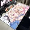 Mouse Pad Hololive Mococo Fuwawa Abyssgard Mousepad Kawaii Laptop Fox Anime Girl Desk Protector Mouse Mat PC Gamer Keyboard Pad