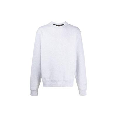 adidas X Pharrell Williams Co-Branded Solid Color Crew Neck Cotton Pullover Sweatshirt Unisex Tops Grey GM1973