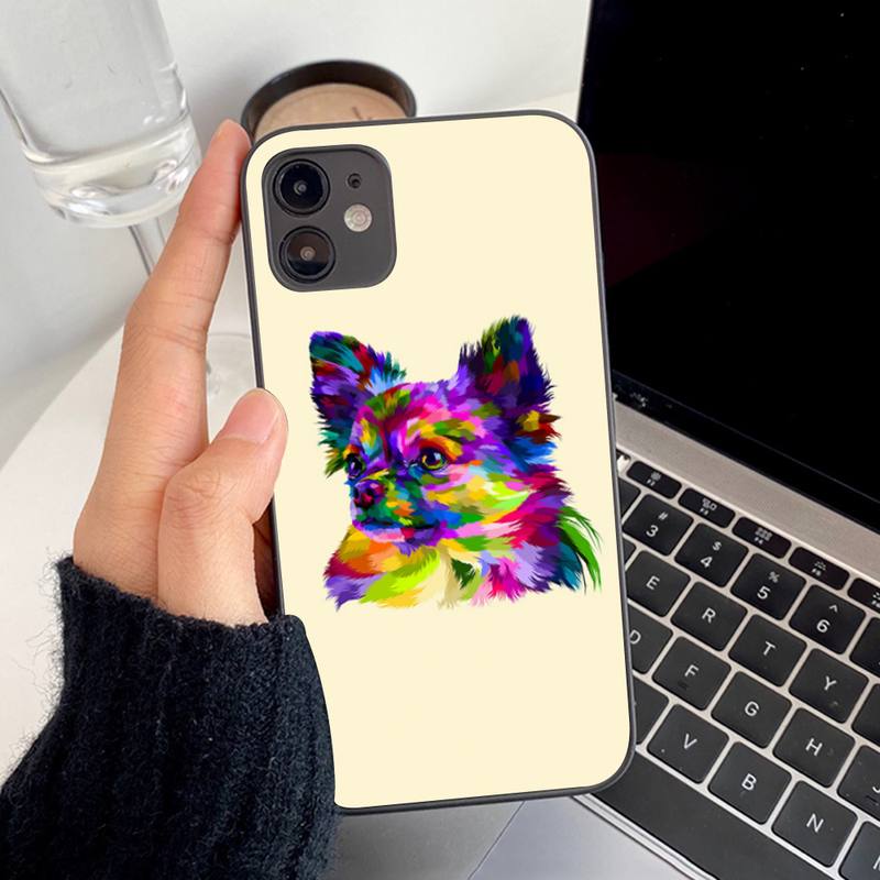 Cute Pet Chihuahua Dog Phone Case for iphone 13 8 7 6S Plus X 5S SE 2020 XR 11 12 mini pro XS MAX