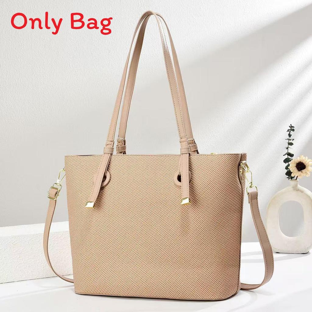 Borsa Tote Moderna in PVC da Donna con Grande Capacità e Chiusura a Zip Sicura per l'Uso Quotidiano