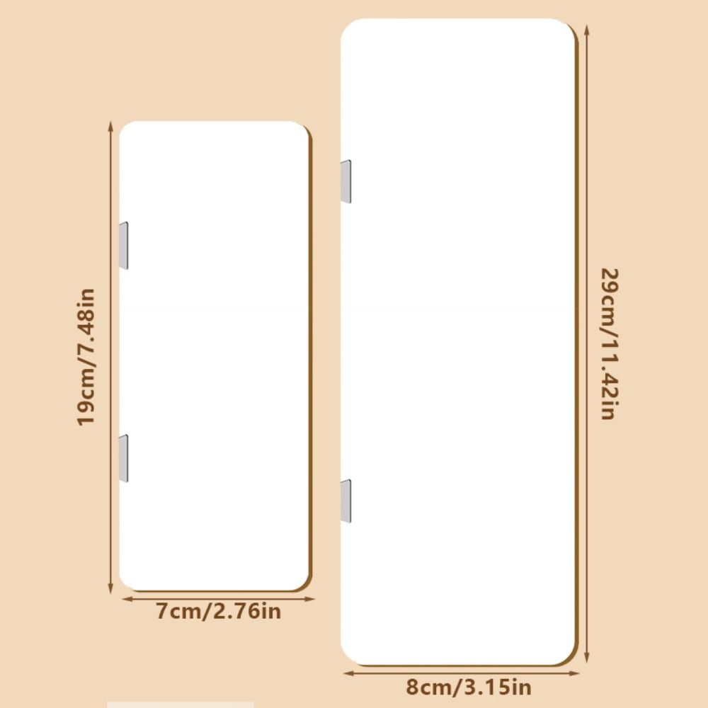 Rewritable Message Memo Board Daily Reminder Magnetic Desktop Notepad Computer Screen Side Using Magnetic Whiteboard