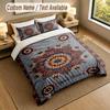 American Patriotic Theme Personalized 3Pcs Bedding Set Custom Text & Name 1 Sheet 2 Pillowcases Household Bedding 1pc