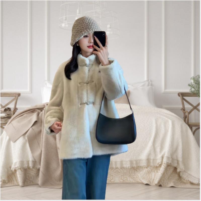 

Осень и зима новая шуба из искусственного меха, плюшевое пальто из имитации норки для женщин, утолщенное экологичное меховое пальто, легкое, модное S