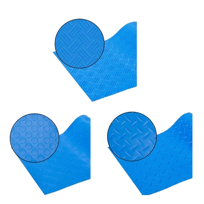 Flexible Thickened Above Ground Swimming Pool Ladder Mat Wear Resistant Anti-Slip Foot Pad Protective Mat for Home 2pcs