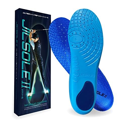 

JICSOLE II Golf Insole (Unique Inclined Angle for Increased Distance) Patent Pending (S (23.0-24.0cm))