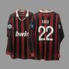 Vintage Futbol Forması Uzun Kollu Klasik Milli Takım Gömleği Beckham Zidane C Ronaldo Retro Futbol Üstü