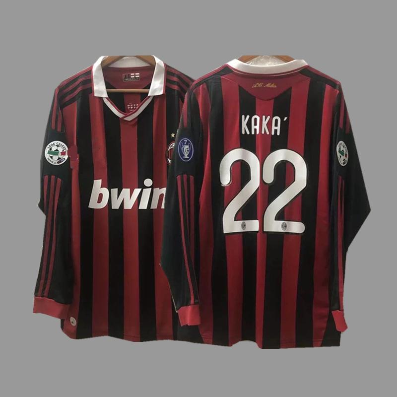Vintage Futbol Forması Uzun Kollu Klasik Milli Takım Gömleği Beckham Zidane C Ronaldo Retro Futbol Üstü