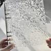 Water Ripple Transparent Acrylic A5 Four-Pocket Photo Album - Colorful Simple Design