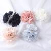 Fabric Big Flower Hair Claw Clips Women Girls Soft Chiffon Flowers Ponytail Holder Hair Clamps Barrette Fashion Hair Accessories