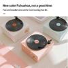 Mini Retro Vinyl Record Wireless Bluetooth-compatible Speaker Knob Control Aux Music Player