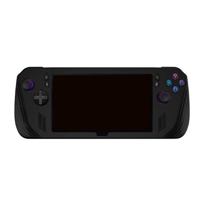 Protective Silicone Case for Rog Shock-Absorption & Antiscratch Silicone Skin Cover Console Back Protector 1 чёрный