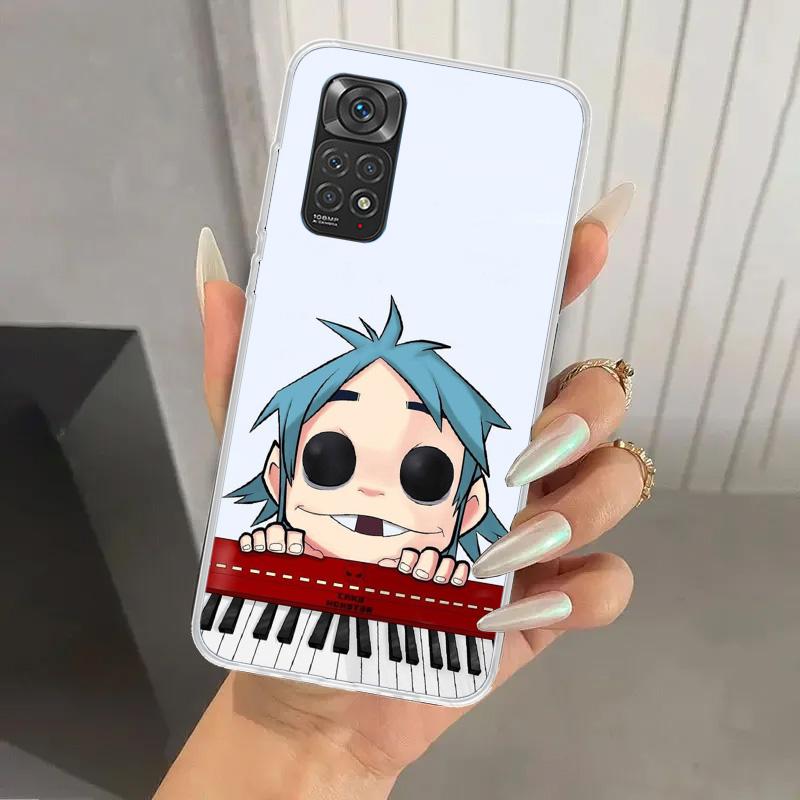Gorillaz Anime Phone Case for Xiaomi Redmi Note 15 14 14S 13 12S 12 Pro 11S 11 Plus 11T 11E 10S Soft Funda Print Shell Redmi Not