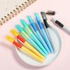 Simple Colored Gel Pen Correct Holding Pen Posture Blue/Black Ink Erasable Pen Smooth Writing Needle Pen Students