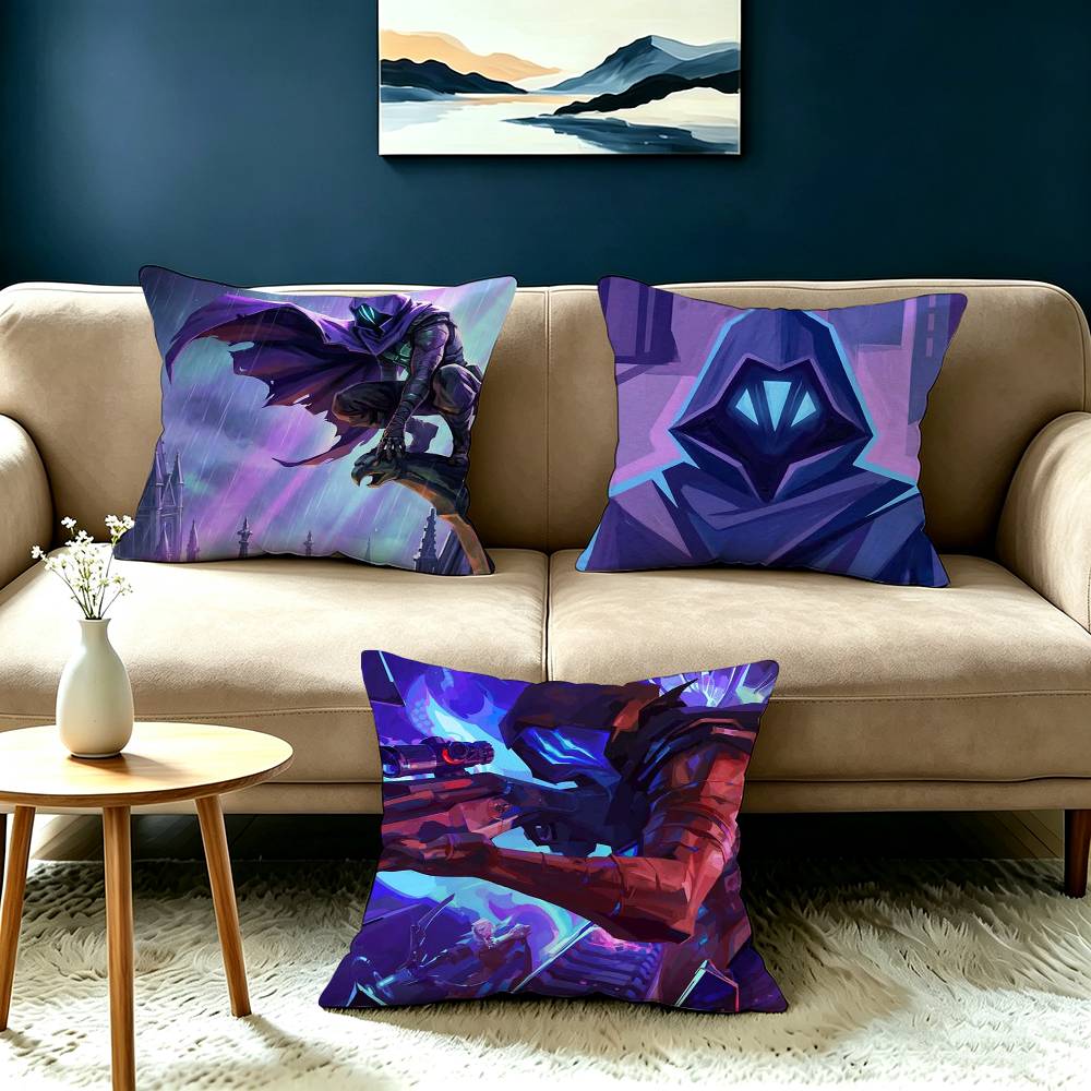 Hot Shooting Character Clove Omen Pillow Case Square DoubleSided Sofa Cushion Cover Bedroom Bedside Pillow