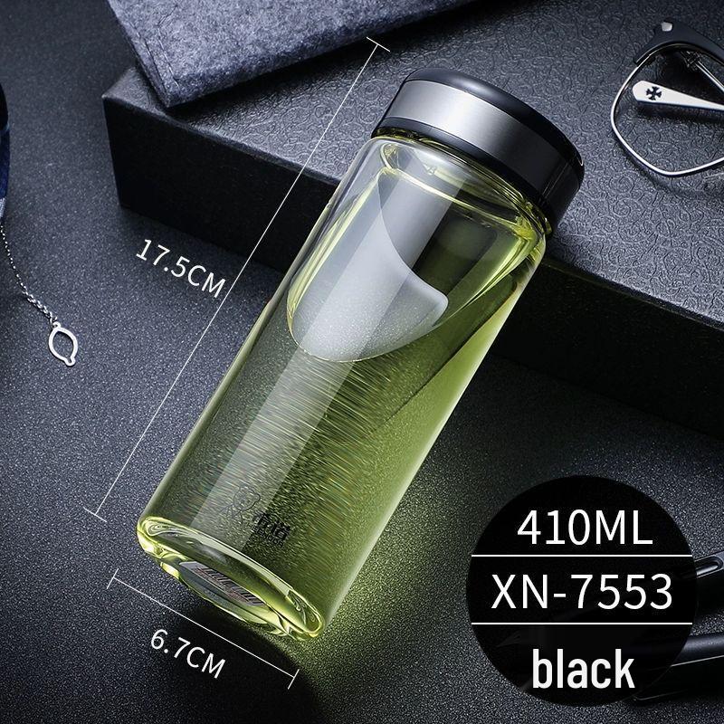 XINO Thickened High Borosilicate Glass Water Bottle