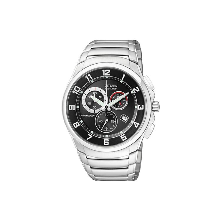 

CITIZEN Light Powered Quartz Movement Stainless Steel Strap Watch Men s Watches Black Dial AT0690-55E Black