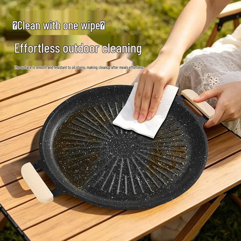 Suncojia Portable Non-Stick BBQ Grill Pan