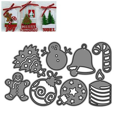 Fustelle da taglio in acciaio al carbonio per Natale, fustelle artigianali per card making e scrapbooking