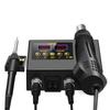 8898 SMD Rework Soldering Station 2 In 1 Hot Air Soldering Iron LCD Digital Display Welding Station BGA PCB IC Repair Tool