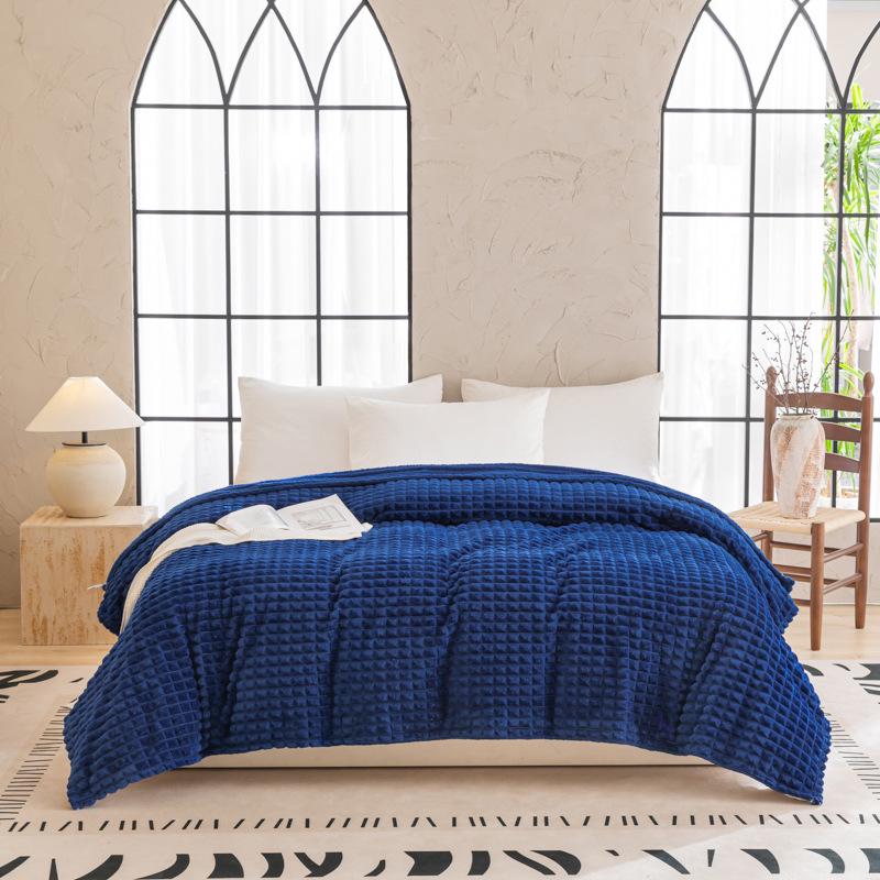 Cross-Border Summer Nap Blanket - Coral Fleece Office & Travel Throw