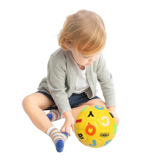 Small Football Bright Color Eco-friendly Wear Resistant Waterproof High Elasticity Improve Balance PVC Indoor Kids Football Toy Outdoor