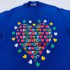 Vintage 90s LOVE MOM HEARTS T-Shirt M