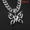 Gothic Butterfly Necklace For Women With Zinc Alloy Pendant And Irregular Chain For Party Wear