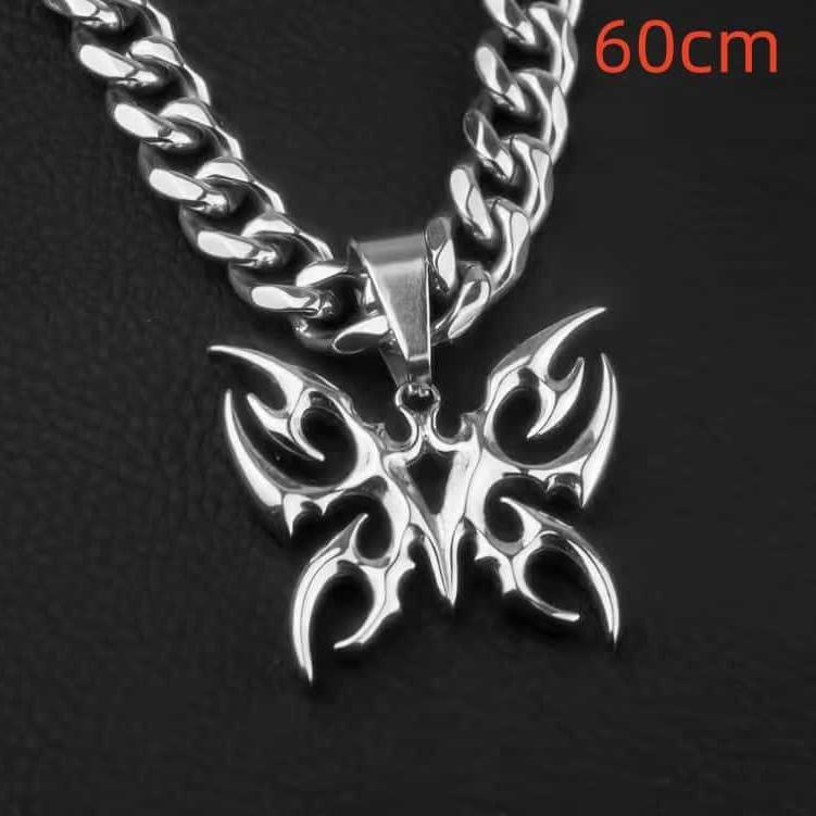Gothic Butterfly Necklace For Women With Zinc Alloy Pendant And Irregular Chain For Party Wear