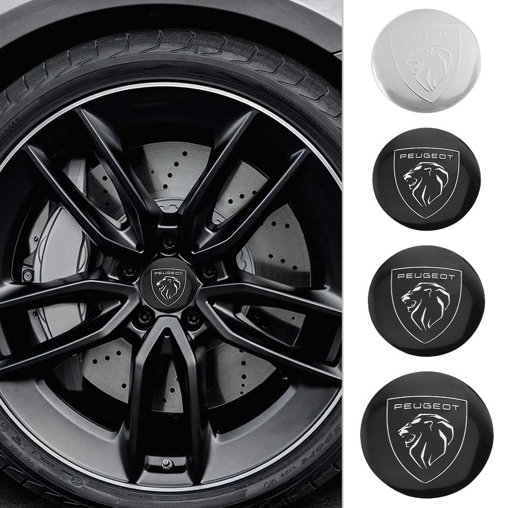 4PCS/set 56/60/65mm Car Wheel Hub Cap Rim Center Cover For Peugeot 206 3008 308 307 106 407 208 207 107 2008 508 408 5008 2009