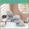 Portachiavi Peluche Ippopotamo con Pelo Corto Morbido per Regalo Bambini