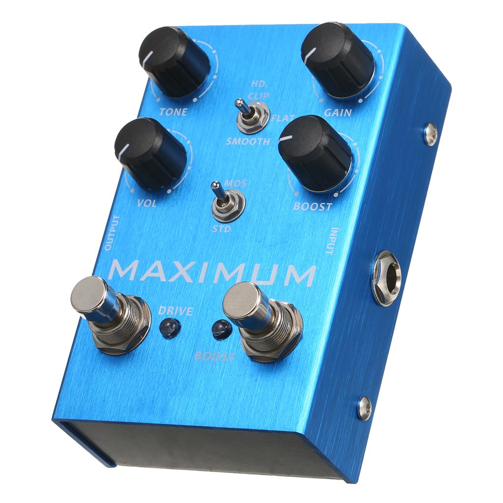 IRIN Overdrive Guitar Effect Pedal 2 Toggle Mode Switch Tone Gain Volume Boost Controls for Electric Guitar   MAXIMUM
