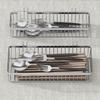 Rust Proof Hanging Cutlery Holder Stainless Steel Cutlery Drainer Rack Kitchen Use