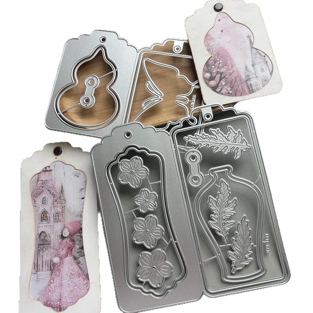 Label Bookmark Carbon Steel Cutting Die for Journal Scrapbook Album