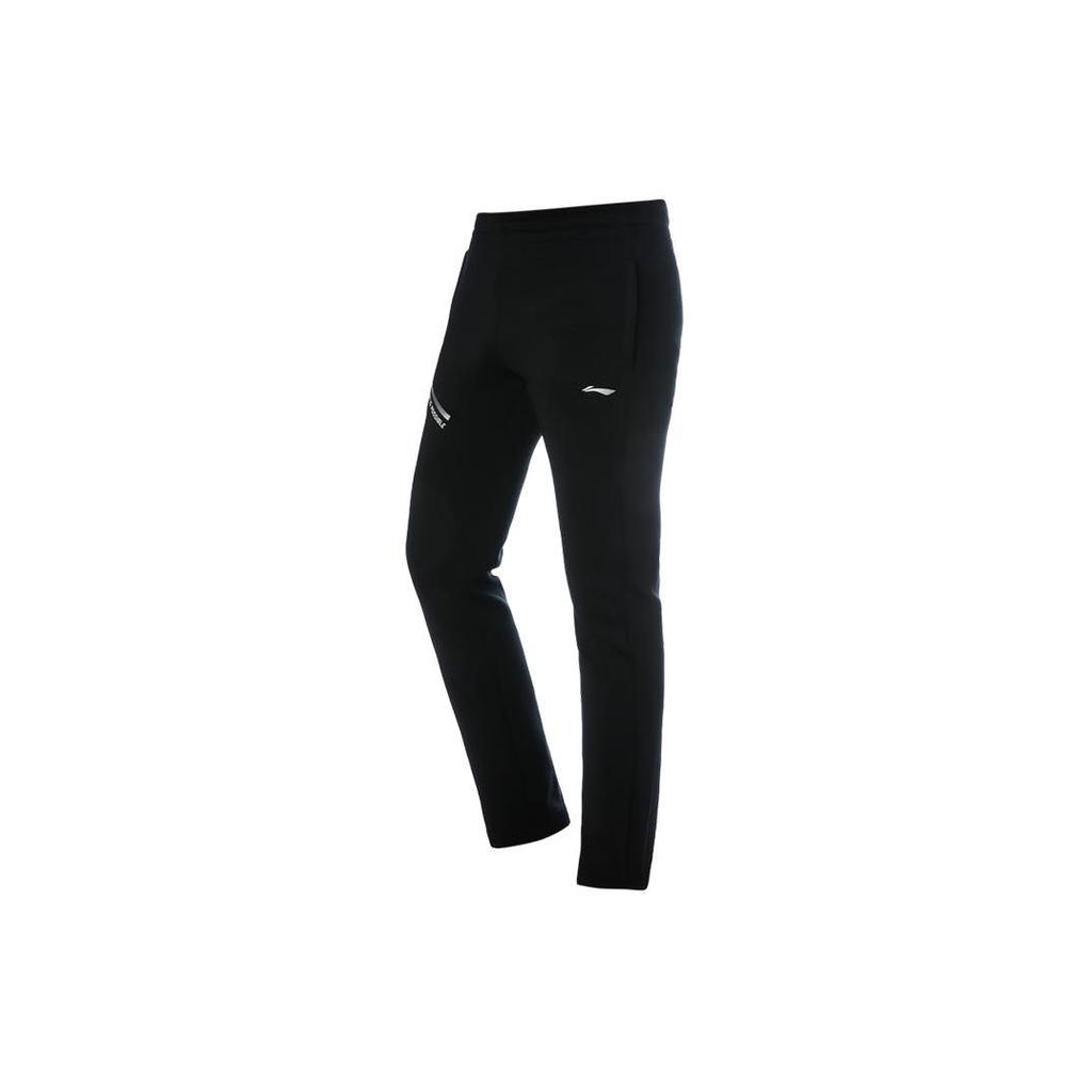 Li-Ning Breathable Comfortable Sports Casual Pants Unisex Bottoms Black AKLU263-1