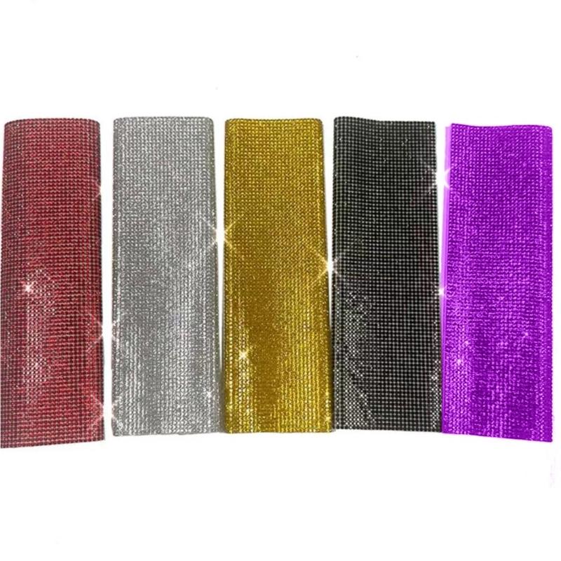 Decorative Microphone Cover Rhinestones Mic Protector Sleeve with Glittering Design for Singers and Performers
