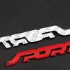 3D Metal Sport Logo Emblem Car Sticker Car Body Front Grill Badge Trunk Decal  Accessories