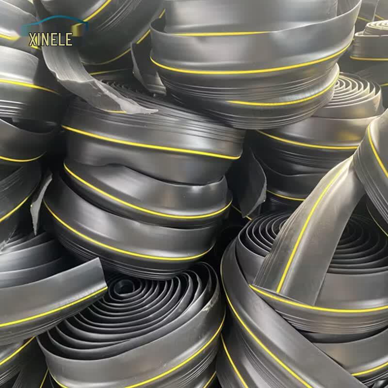 Garage Door Bottom Rubber Seal Strip with Yellow Line