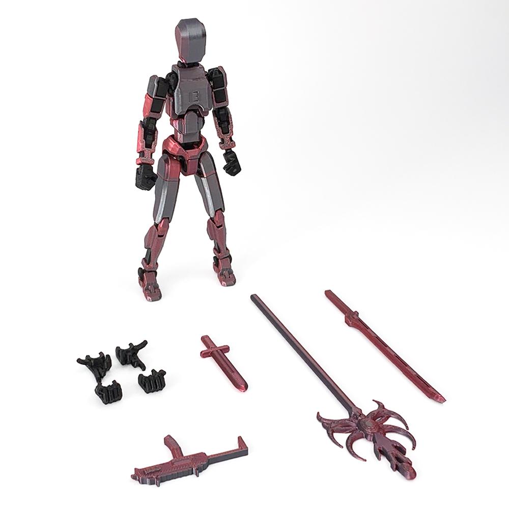 

3D Printed Mannequin Magnetic Suction Series Dummy 13 Toys Action Figures Multi-Jointed Movable Shapeshift Robot Ornaments Gift