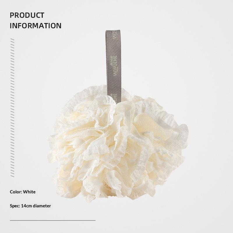 Shower Bath Loofah for Home Bathroom, Back Scrubbing, Durable Bath Sponge Bubble Ball.