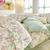 Bedding Four-piece Set, Cotton Pure Cotton Floral Quilt Cover, Bed Sheet Dormitory Three-piece Set