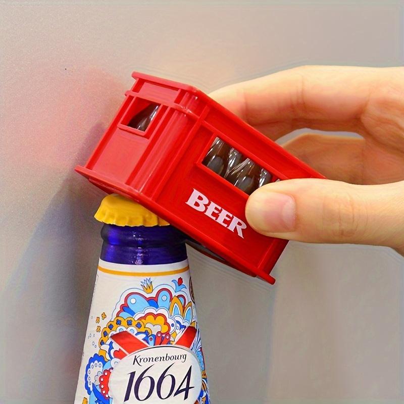Beer Bottle Opener, Soda Bottle Opener, Can Be Attached To The Refrigerator As Decoration, Creative Beer Basket Design