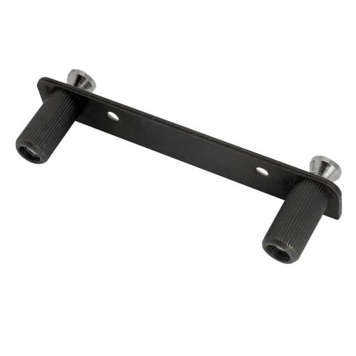 Musiclily Guitar Double Locking Tremolo Bridge with Bracket and M7 Stud Set for Floyd Rose Style Electric Guitars, Chrome